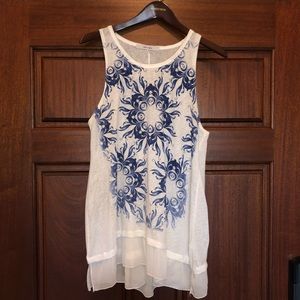 coin 1804 sleeveless Tunic Top